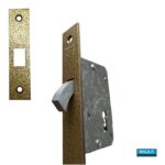 Κλειδαριά γάντζου Γερμανίας WILCA 1150 συρόμενων πορτών 40mm μαρτελέ με σπαστό κλειδί 2