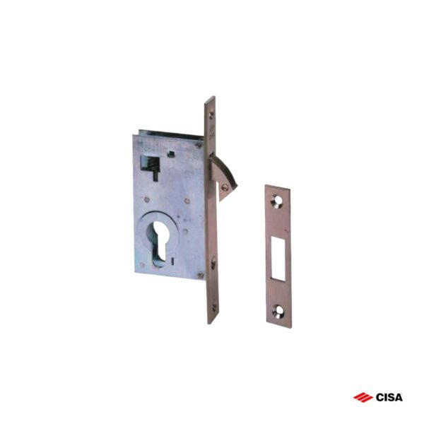 Κλειδαριά γάντζου κυλίνδρου CISA 45110 για συρόμενη πόρτα