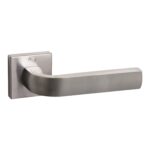 Πόμολο Πόρτας Convex 1115S24S24 Ματ Χρώμιο Ροζέτα