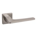 Πόμολο Πόρτας Convex 1495S24S24 Χρώμιο Ματ Ροζέτα