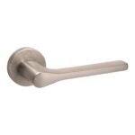 Πόμολο Πόρτας Convex 1515S05S05 Ματ Νίκελ Ροζέτα