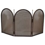 Μεταλλικό Προστατευτικό Τζακιού 919 με 3 φύλλα Μαρτελέ Χαλκού 55x100 33x33x33cm