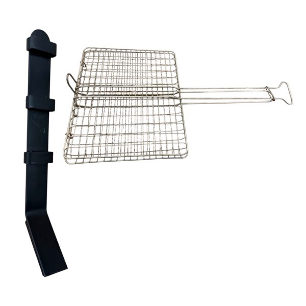 Σχάρα ψησίματος με στυλοβάτη μασίφ τριών θέσεων